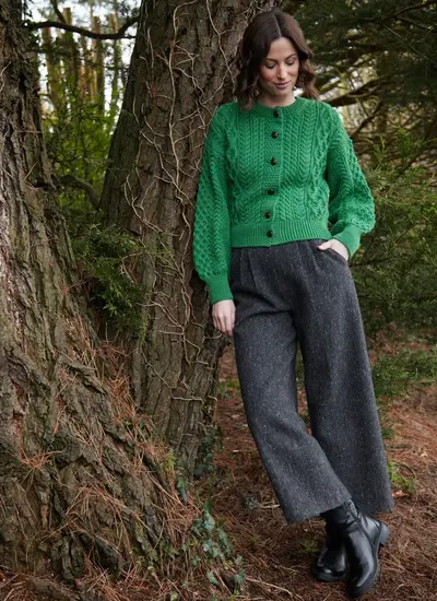 Clover Aran Cardigan